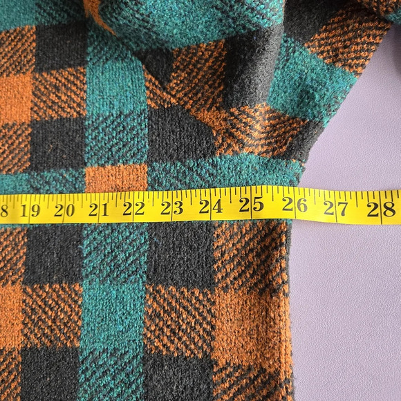 Studio Park Sweater Plaid‎ Mens 2X Coastal Eclecric Gradpa Cozy Soft Fisherman - Picture 11 of 12